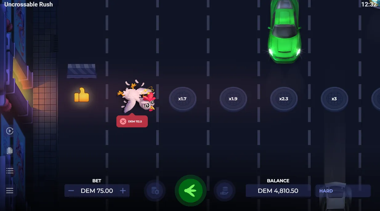 Uncrossable Rush Game