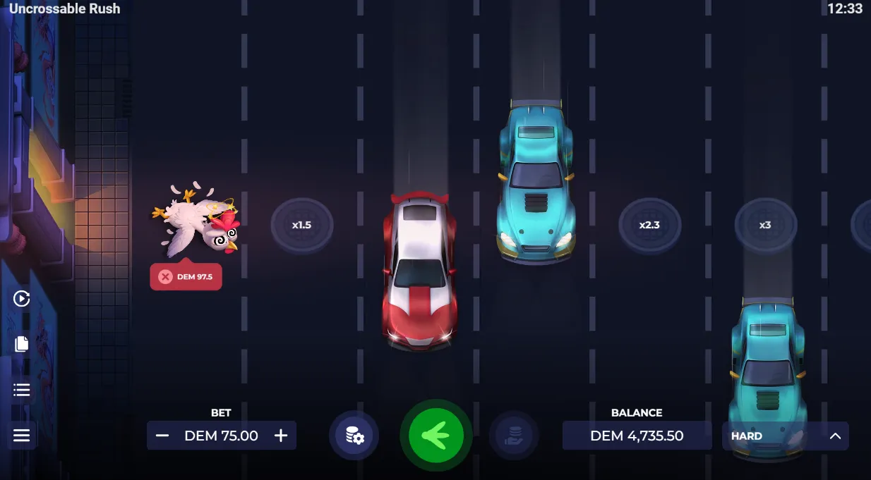 Uncrossable Rush demo